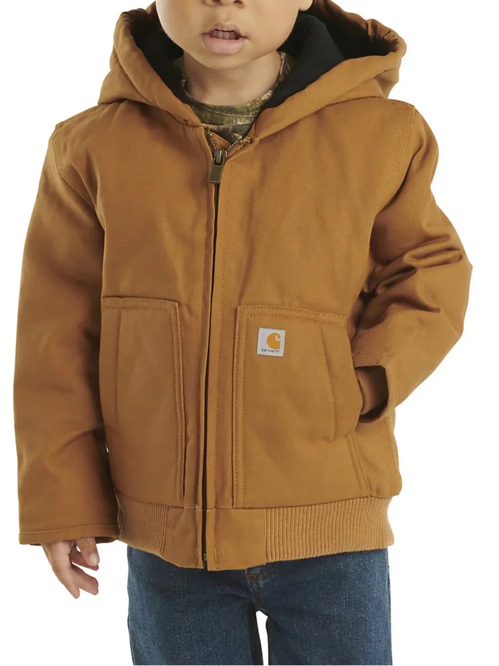 Carhartt Boys' Hooded Insulated Active Jac (Baby/Toddler)